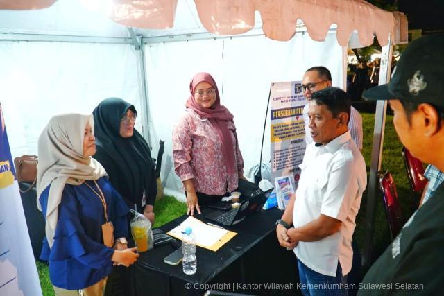 Kanwil Kemenkum Sulsel Hadirkan Layanan Hukum di Acara Cama Cama 20251