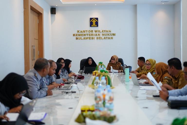 Kanwil Kemenkum Sulsel Harmonisasi Rancangan Produk Hukum Daerah Kabupaten Bukukumba