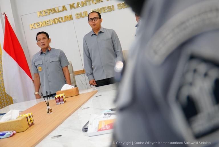 Kanwil Kemenkum Sulsel Ikuti Rakor Virtual Optimalisasi Layanan Pendaftaran Jaminan Fidusia1