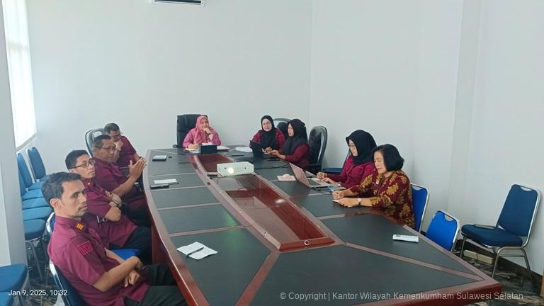 Kanwil Kemenkum Sulsel Ikuti Rapat Koordinasi Penilaian dan Verifikasi DesaKelurahan Sadar Hukum