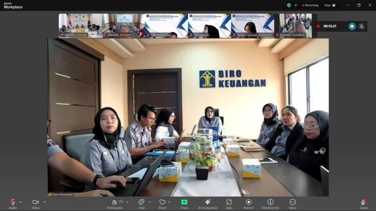 Kanwil Kemenkum Sulsel Ikuti Rekonsiliasi BMN Semester I 2025 untuk Transparansi Pengelolaan Aset Negara