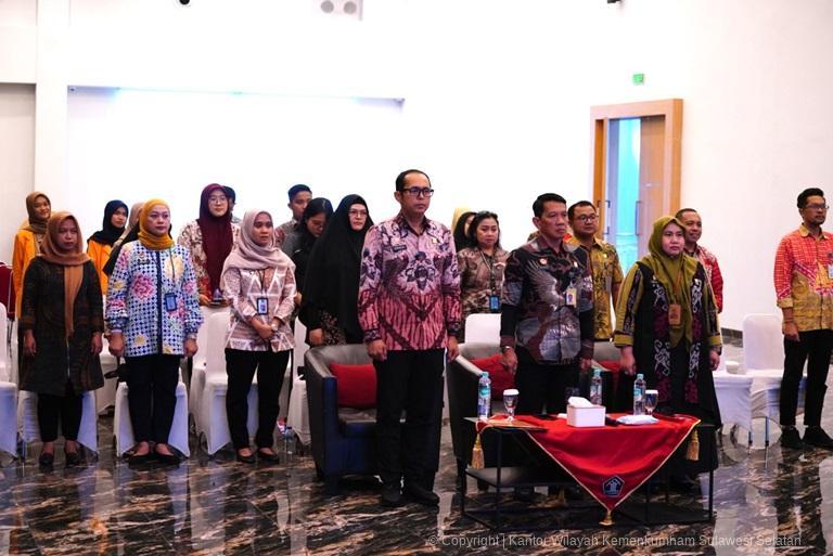 Kanwil Kemenkum Sulsel Ikuti Sosialisasi UU No 12022