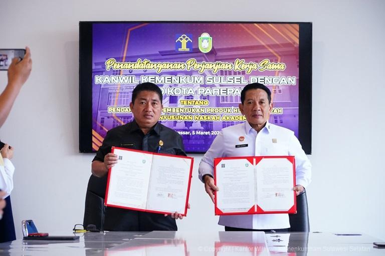 Kanwil Kemenkum Sulsel Jalin Kerjasama Dengan DPRD Parepare Dalam Pendampingan Pembentukan Produk Hukum Daerah3