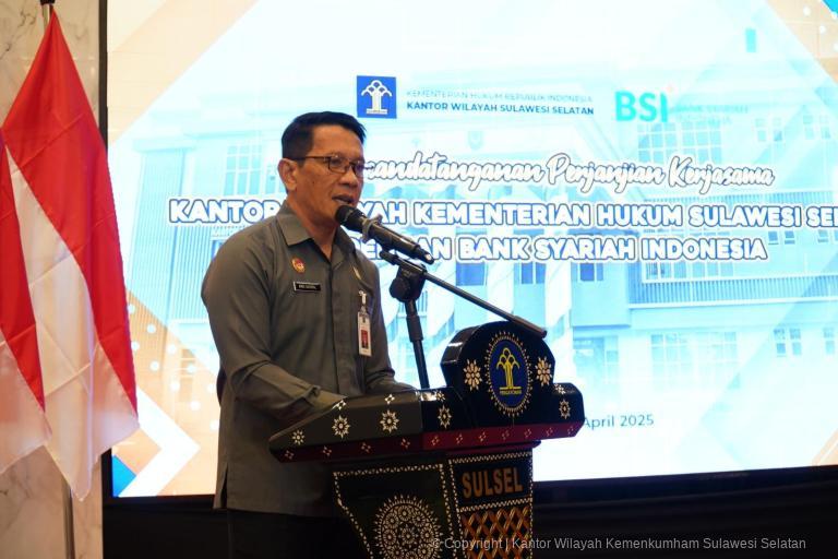Kanwil Kemenkum Sulsel Jalin Kerjasama dengan BSI untuk Tingkatkan Layanan Perbankan Pegawai