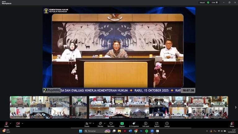 Kanwil Kemenkum Sulsel Komitmen Dukung Akselerasi Kinerja Kementerian Hukum