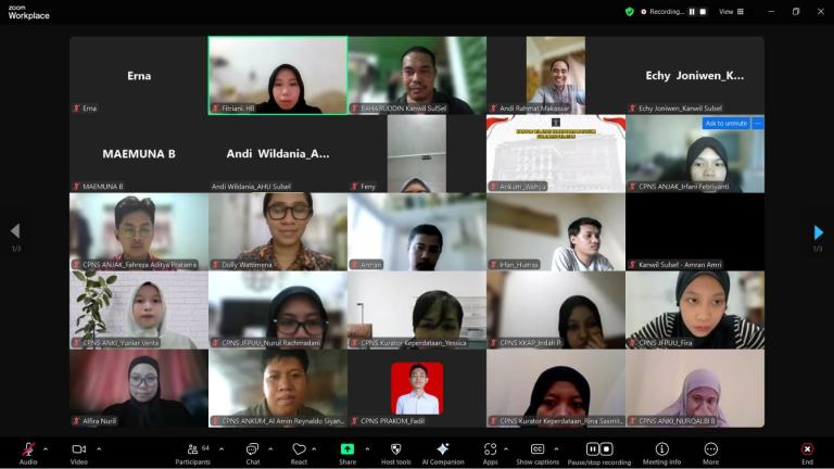 Kanwil Kemenkum Sulsel Komitmen Terapkan Budaya Pelayanan Prima untuk Kepuasan Masyarakat