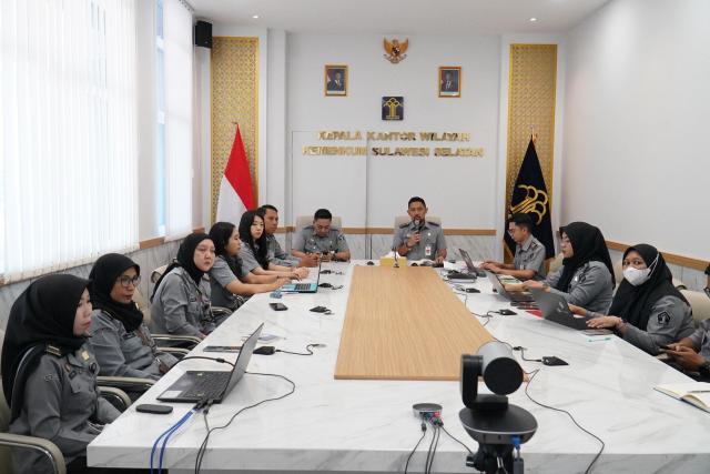 Kanwil Kemenkum Sulsel Matangkan Penyusunan Standar Operasional Prosedur dan Alur Pelayanan1