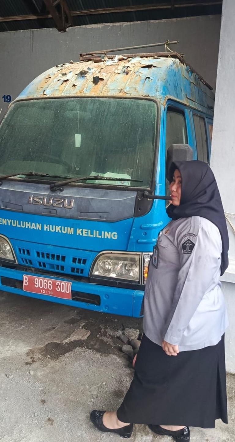 Kanwil Kemenkum Sulsel Periksa Kelayakan Mobil