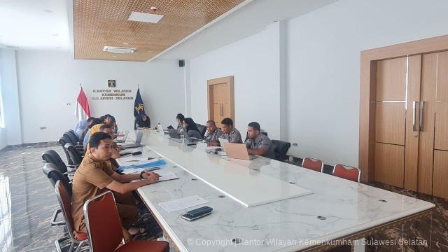Kanwil Kemenkum Sulsel Selesaikan Harmonisasi 17 Produk Hukum Daerah dalam Seminggu1