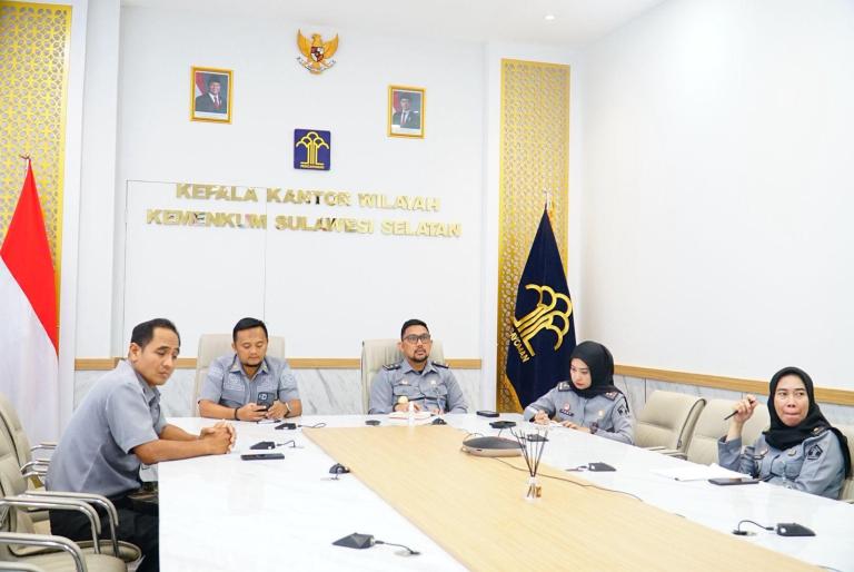 Kanwil Kemenkum Sulsel Susun Rencana Aksi Percepatan Pelaksanaan Perjanjian Kinerja