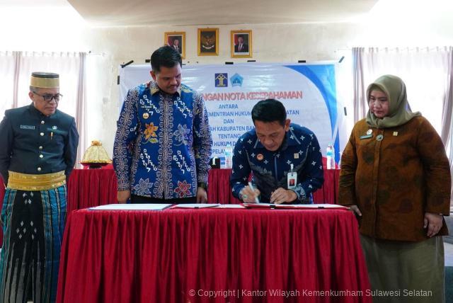 Kanwil Kemenkum Sulsel dan Pemkab Bantaeng Perkuat Kerja Sama Bidang Hukum1