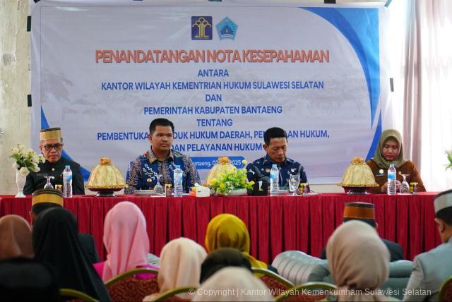 Kanwil Kemenkum Sulsel dan Pemkab Bantaeng Perkuat Kerja Sama Bidang Hukum2
