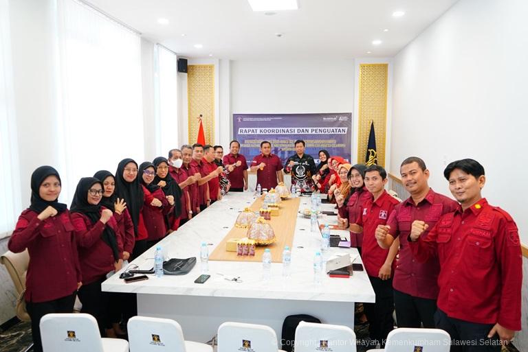 Kanwil Kemenkumham Sulsel Gandeng Dinas Kesehatan Provinsi Sulawesi Selatan Perkuat Pengendalian TBC HIVAIDS di UPT6