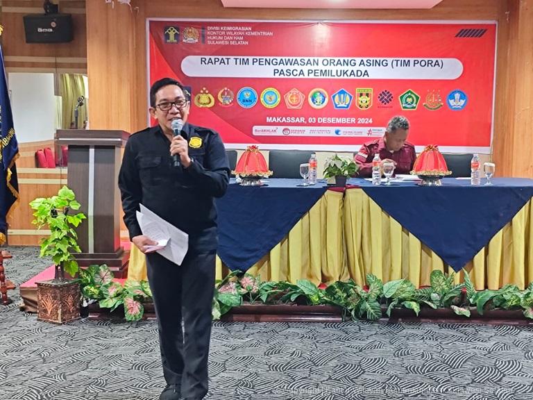 Kanwil Kemenkumham Sulsel Gelar Rakor Pengawasan Orang Asing2
