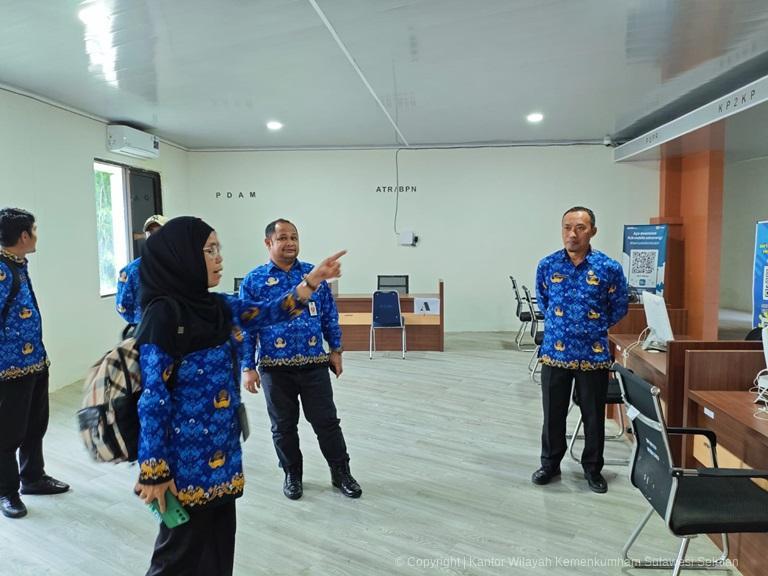 Kanwil Kemenkumham Sulsel Monitoring Layanan Keimigrasian Pada MPP Kabupaten Sinjai2