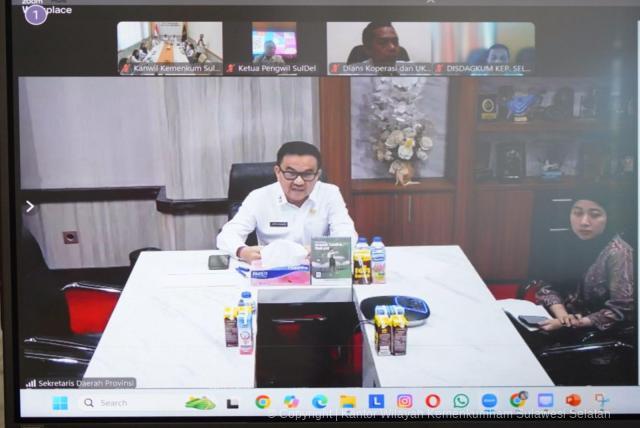 Kemenkum Sulsel Akselerasi Pembentukan Koperasi Merah Putih Bersama Kadis Koperasi Se Sulsel1
