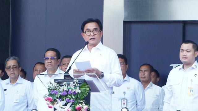 Kemenkum Sulsel Ikuti Apel Bersama Pascaleberan Menko Yusril Ajak Pegawai Kembali Fokus Layani Publik