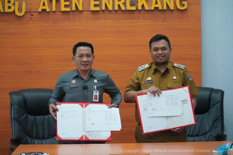 Kemenkum Sulsel dan Pemkab Enrekang Jalin Kerjasama Bidang Hukum