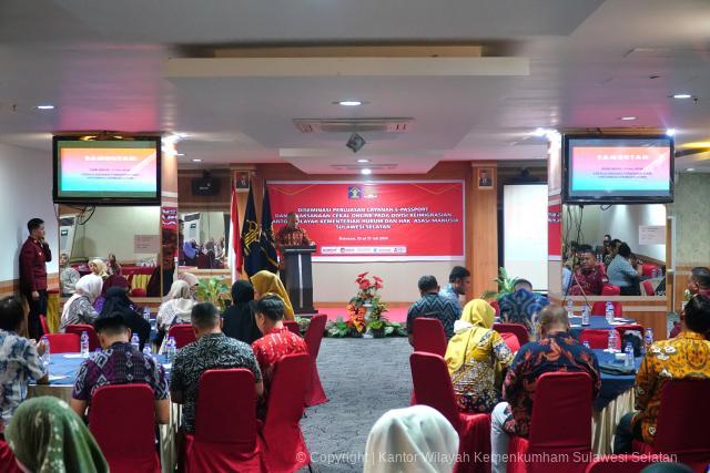 Kemenkumham Sulsel Diseminasikan Perluasan Layanan E Paspor dan Pelaksanaan Cekal Online2