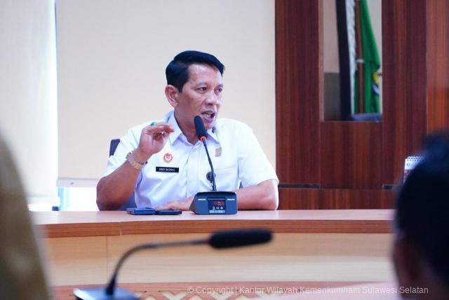 Komitmen Pegawai Kanwil Kemenkum Sulsel Kerja Sesuai SOP Bukan Sekadar Formalitas