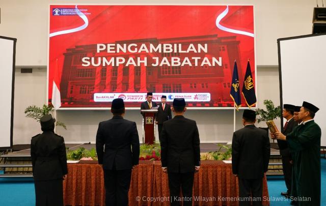 Lantik PAW MPD Notaris dan Perancang Peraturan Perundang Undangan Kakanwil Bekerja Profesional dan Jaga Etika Profesi