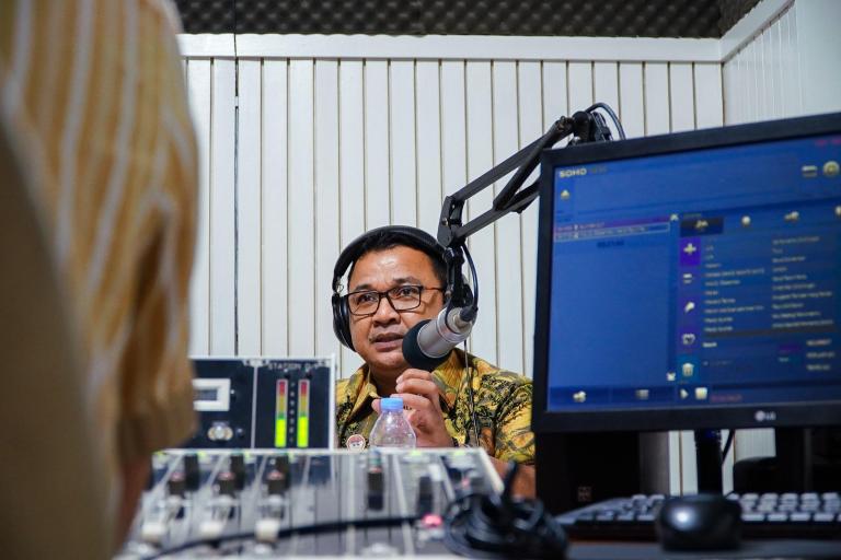 Lewat Radio Venus Kanwil Kemenkum Sulsel Kenalkan Kekayaan Intelektual ke Masyarakat