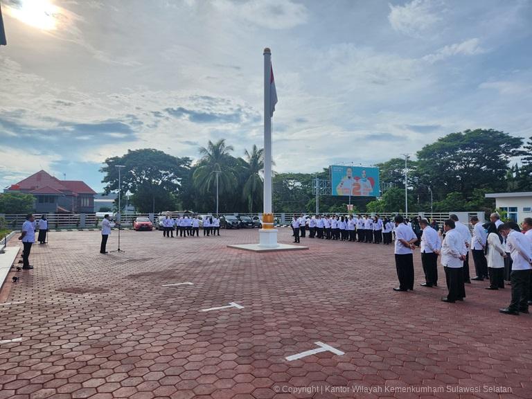 Masa Transisi Kemenkumham RI Kakanwil Kemenkumham Sulsel Minta Seluruh Tetap Fokus Dan Disiplin Laksanakan Tugas2