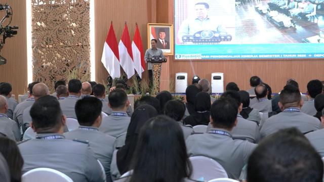 Menkum Buka Rakordal Semester I 2025 Fokus Peningkatan Kinerja dan Transformasi Digital1