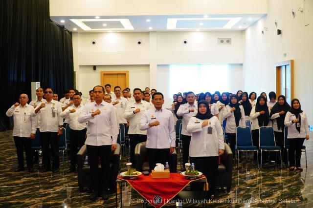 Menkum Supratman Ajak Jajaran Bangun Kementerian yang Akuntabel Lewat Transformasi Digital