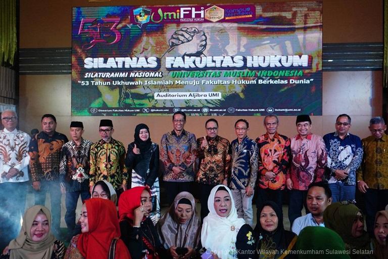 Menkum Supratman Hadiri Milad Ke 53 Fakultas Hukum UMI2