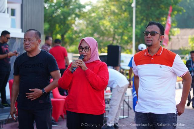 Meriahkan HUT RI dan Hari Pengayoman ke 79 Kanwil Kemenkumham Sulsel Gelar Lomba Olahraga Tradisional