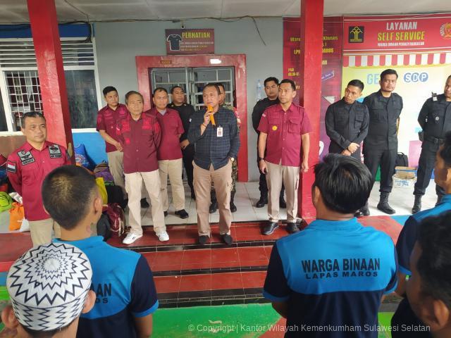 Pembangunan Lanjutan Lapas Maros Kanwil Kemenkum HAM Sulsel Relokasi 355 WBP ke Lapas Makassar Lapas Narkotika dan Rutan Pangkep