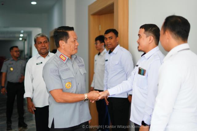 Pererat Sinergi Pascalebaran Kakanwil Kemenkum Sulsel Kunjungi Kanwil KemenHAM Sulsel2