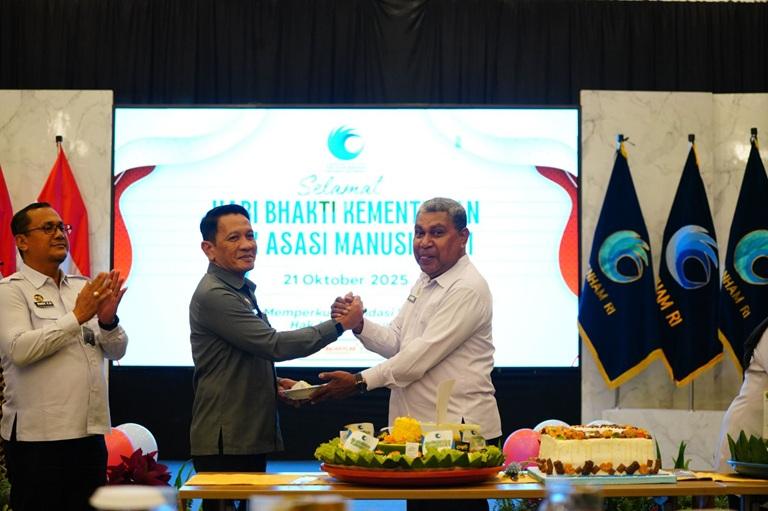 Peringatan Hari HAM Kakanwil Kemenkum Sulsel Hadir Perkuat Fondasi Pembangunan HAM