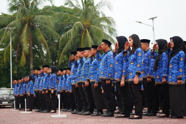 Peringatan Hari Kebangkitan Nasional Momentum Kanwil Kemenkum Sulsel Tingkatkan Kualitas Pelayanan1