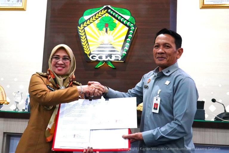 Perkuat Pelayanan Hukum Kanwil Kemenkum Sulsel Gandeng Pemkab Gowa