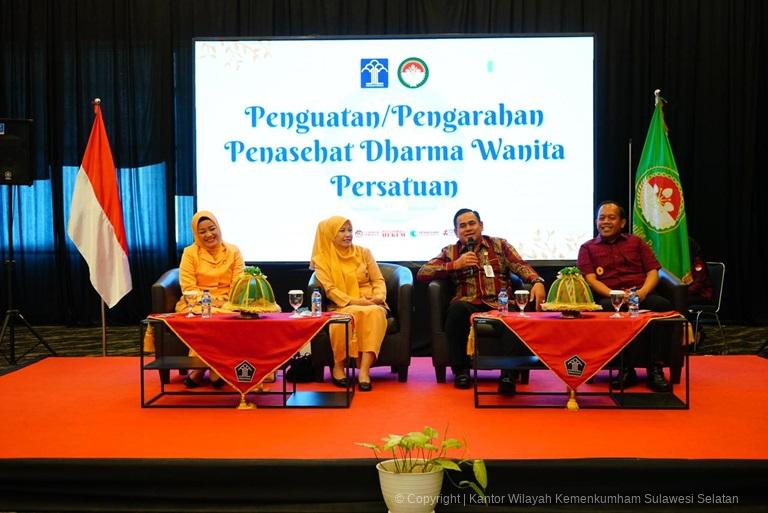 Pertemuan dan Silahturami DWP Kanwil Kemenkumham Sulsel Kakanwil Berpesan Agar Seluruh Anggota Jalin Kebersamaan dan Persaudaraan