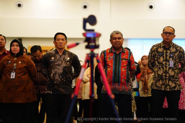 Pimti Pratama Kanwil Kemenkum Sulsel Ikuti Apel Pelepasan Mudik Pastikan Perjalanan Aman dan Nyaman