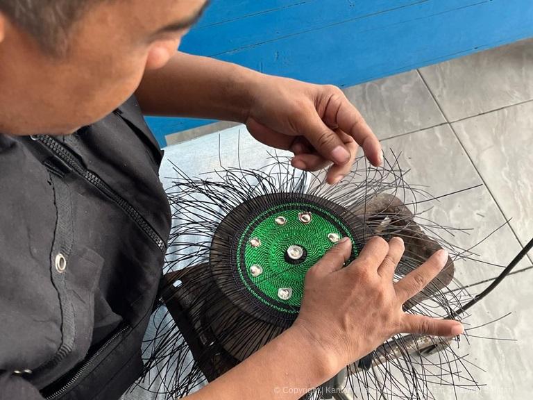 Produksi Songkok Anyam Lapas Takalar Meningkat Sebulan Mencapai 40 Buah1