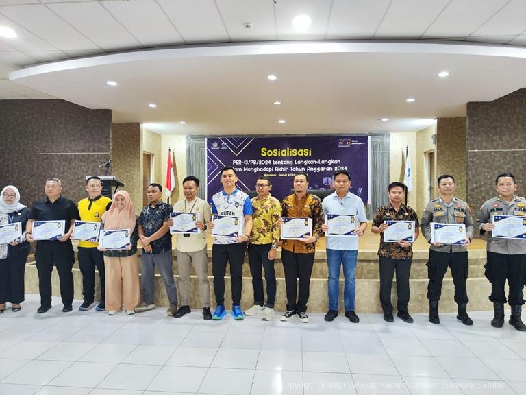 Raih Nilai IKPA 100 Kanwil Sulsel dan Delapan UPT Pemasyarakatan di Sulsel Mendapat Penghargaan dari KPPN II Makassar