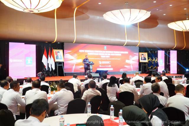 Rakor Pengendalian Dukman Dirjen HAM ajak jajaran Kantor Wilayah implementasikan Permenkumham Nomor 16 Tahun 2024