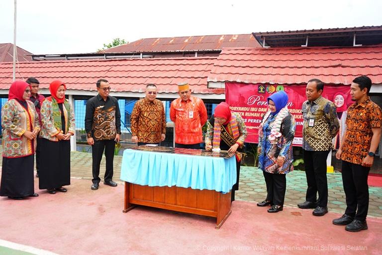 Resmikan Posyandu Berdikari Di Lapas Perempuan Sungguminasa Ini Pesan Duta Anti Stunting Pemasyarakatan6