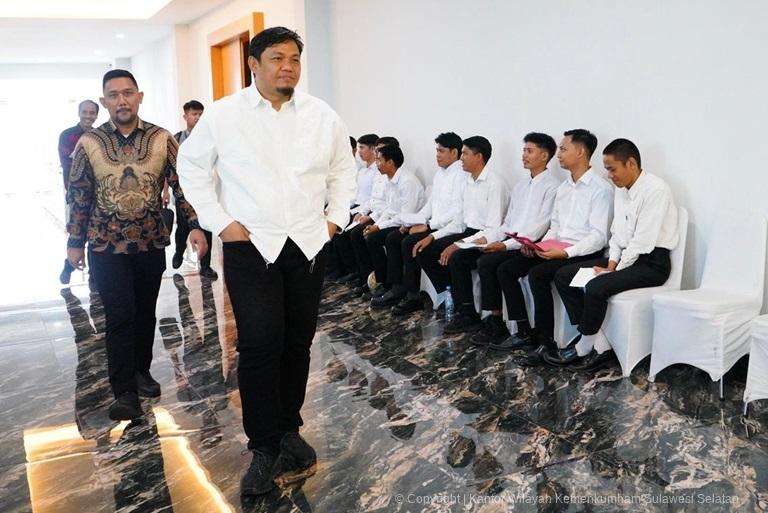 Stafsus Bidang Keamanan Ketertiban dan Intelijen Pantau Seleksi Wawancara dan Keterampilan CPNS Kemenkumham Sulsel2