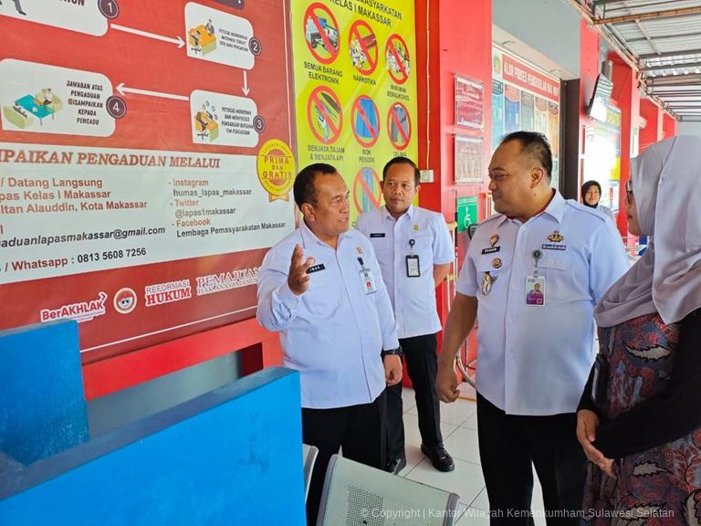 TPM Itjen Kemenkumham Verifikasi Lapagan Lapas Makassar dan Rutan Jeneponto Untuk WBK Ini Harapan Kakanwil