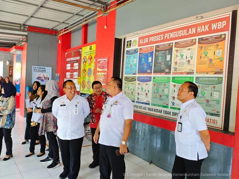 TPM Itjen Kemenkumham Verifikasi Lapagan Lapas Makassar dan Rutan Jeneponto Untuk WBK Ini Harapan Kakanwil1