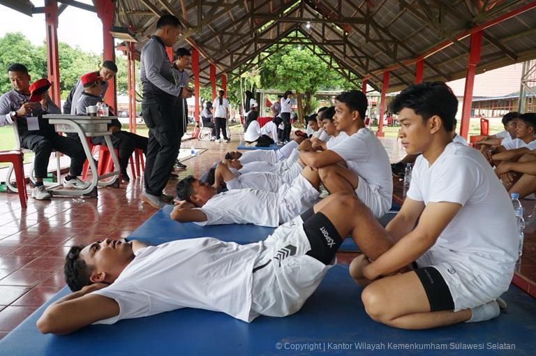 Tahapan SKB Kesamaptaan Kanwil Kemenkumham Sulsel Diikuti 552 Peserta3