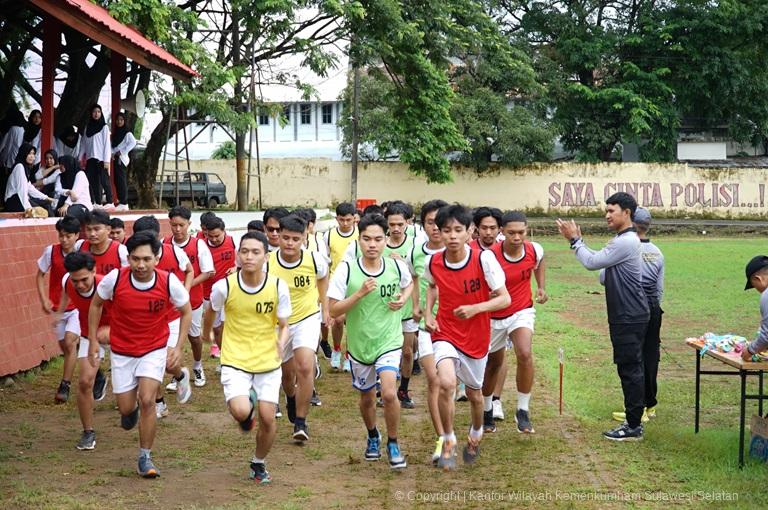 Tahapan SKB Kesamaptaan Kanwil Kemenkumham Sulsel Diikuti 552 Peserta5