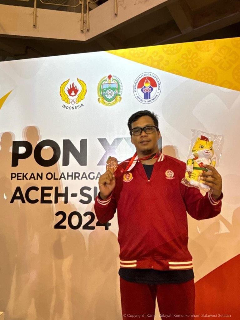 Taufiqurrakhman Beri Apresiasi Petugas Lapas Makasar Raih Medali di Ajang PON XXI 20241