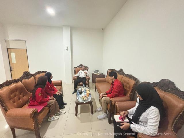 Tim Miracle PKM PM UNHAS Sambangi Kanwil Kemenkumham Sulsel Bahas Pengabdian Pada Masyarakat Untuk WBP