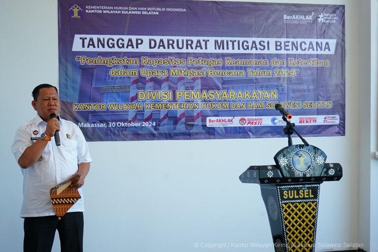 Tingkatkan Kapasitas Petugas Kamtib Kanwil Kemenkumham Sulsel Gelar Kegiatan Tanggap Darurat Mitigasi Bencana2